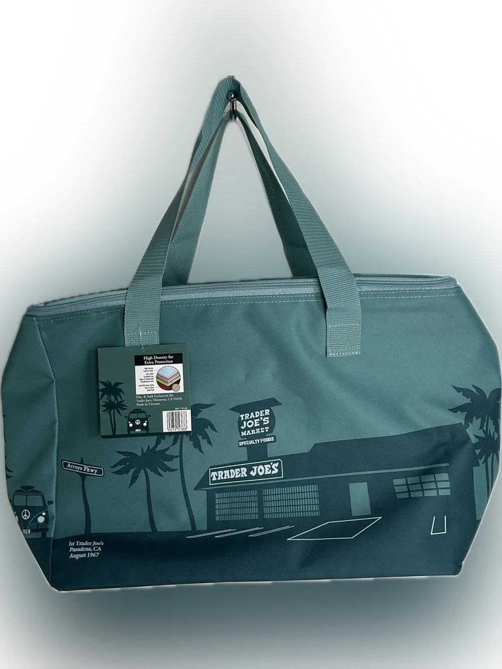 Trader Joe’s Reusable Tote Bag in Teal